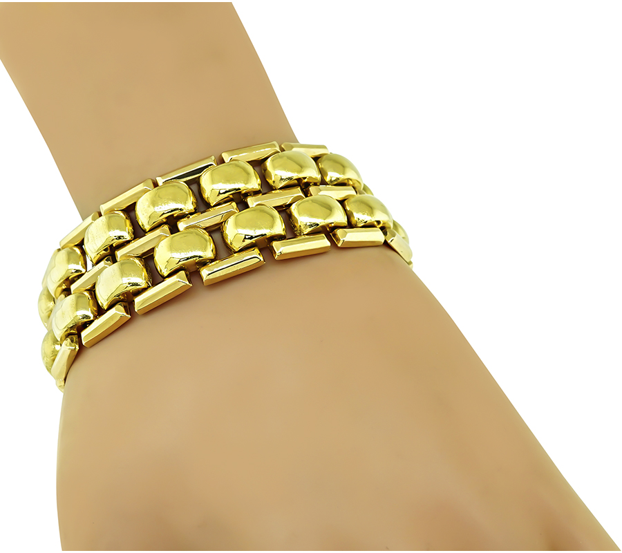 Retro Yellow Gold Bracelet