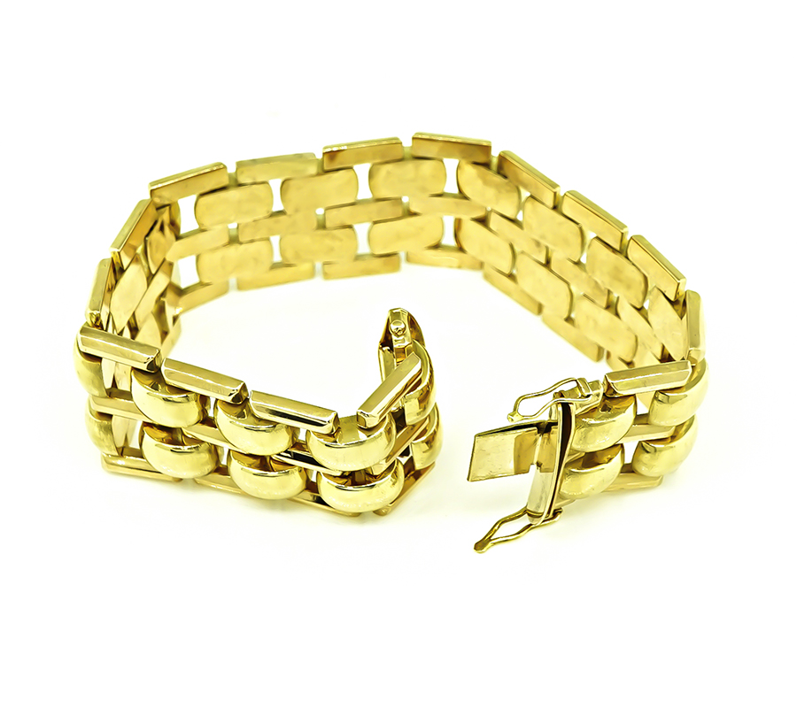 Retro Yellow Gold Bracelet