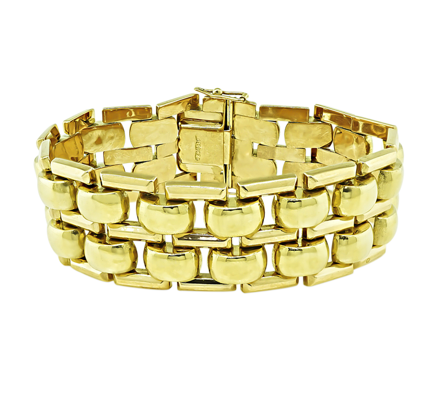 Retro Yellow Gold Bracelet