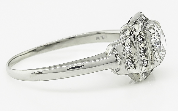 Art Deco 0.50ct Diamond Engagement Ring