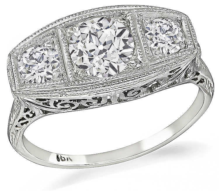 Diamond Edwardian Anniversary Ring