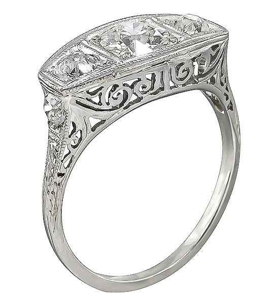 Diamond Edwardian Anniversary Ring