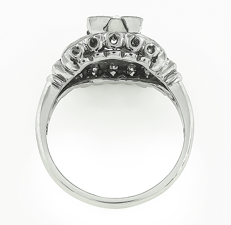 Vintage 1.10ct Diamond Engagement Ring