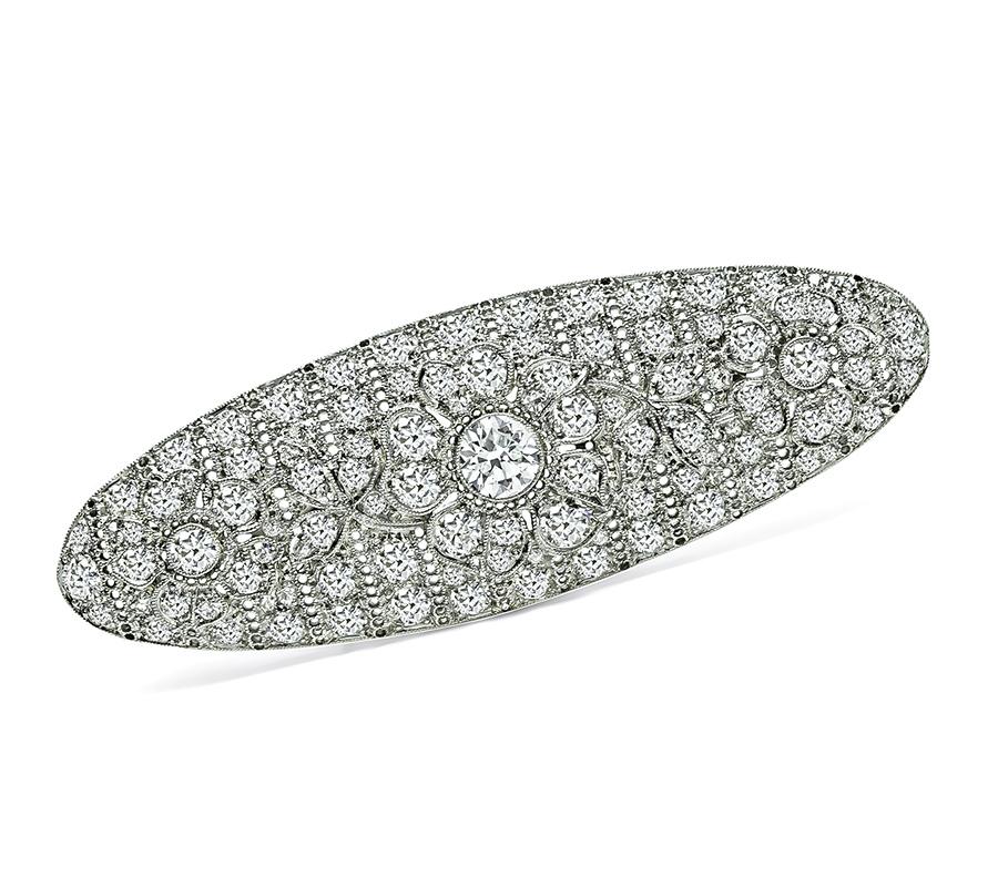 Antique 5.00ct Diamond Pin