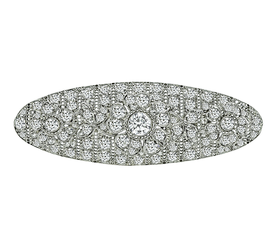 Antique 5.00ct Diamond Pin