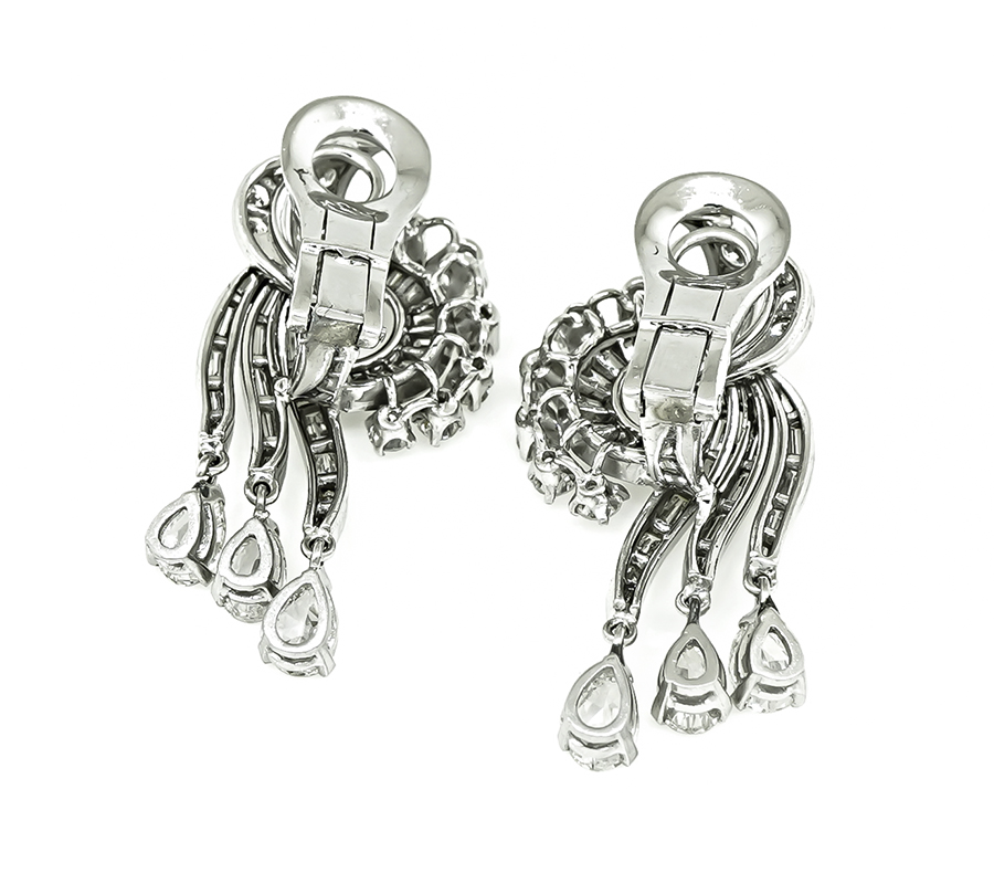Vintage 5.00ct Diamond Earrings