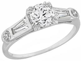 0.59ct diamond vintage engagement ring photo 1