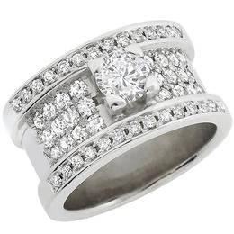 18k white gold diamond ring 1