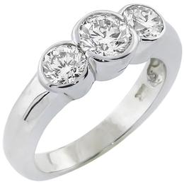 14k white diamond anniversary ring 1