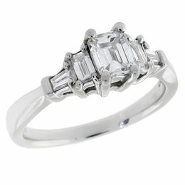 platinum diamond engagement ring 1