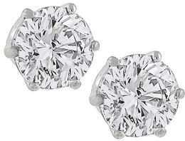 0.75ct diamond stud earrings photo 1