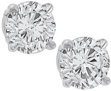 1.00ct diamond stud earrings photo 1