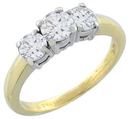 1.04ct diamond gold ring photo 1