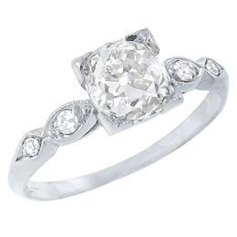 diamond platinum engagement ring 1