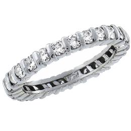 platinum   diamond eternity wedding band 1