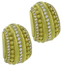 2.00ct Diamond Gold Earrings Photo 1