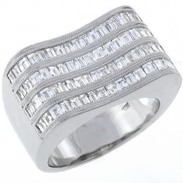 diamond 18k white gold ring 1