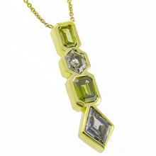 fancy color diamond 14k yellow necklace 1