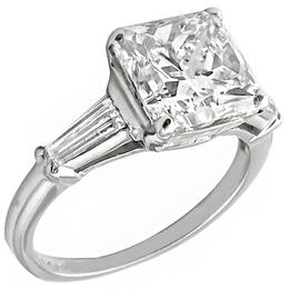 3.38ct diamond  engagement ring pic 1