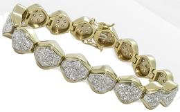 4.50ct Diamond Gold Bracelet