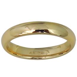 14k yellow gold wedding band 1