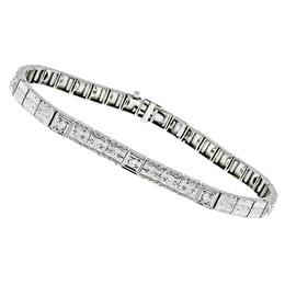 14k white gold bracelet  1