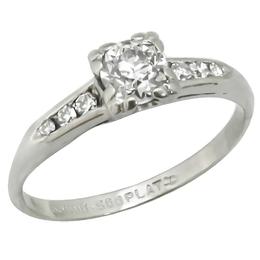 platinum engagement ring 1