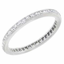 platinum diamond eternity wedding band  1