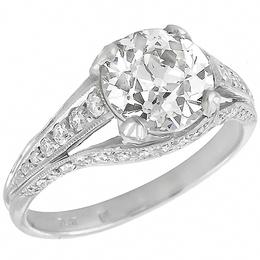 platinum diamond engagement ring 1