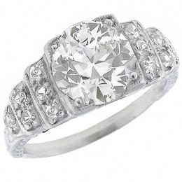  platinum diamond engagement ring 1