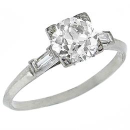 diamond platinum engagement ring 1