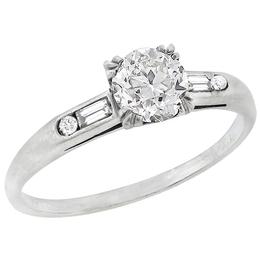 diamond platinum engagement ring 1