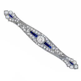 platinum diamond sapphire pin 1