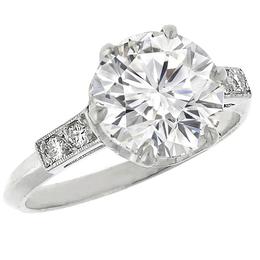 diamond platinum engagement ring 1