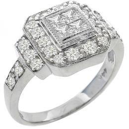 diamond 14K white gold ring 1