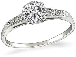 Estate 0.50ct Diamond Engagement Ring