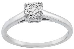 estate 0.52ct diamond engagement ring photo 1