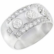 14k white gold diamond band 1