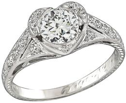 Estate 0.65ct Diamond Engagement Ring