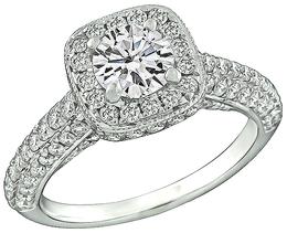 Estate 0.66ct Diamond Engagement Ring Photo 1