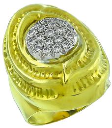 Estate 0.75ct Diamond Gold Ring Photo 1