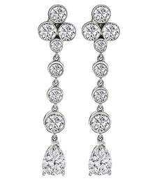 Estate 1.90ct Diamond Drop Earrings