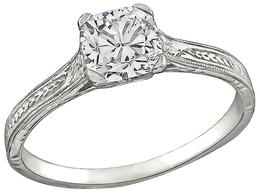 Estate 1.00ct Diamond Engagement Ring