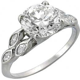 diamond platinum engagement ring 1