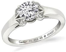 cartier diamond engagement ring