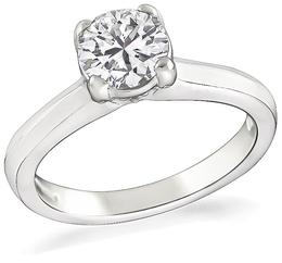 Estate GIA Certified 0.75ct Diamond Engagement Ring