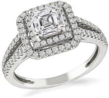 gia certified asscher cut diamond engagement ring 010518 1