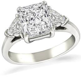 Estate GIA Certified 2.16ct Diamond Engagement Ring