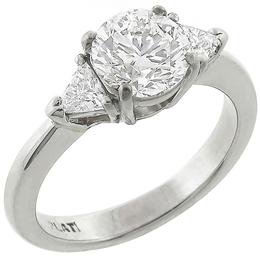  diamond platinum engagement ring 1