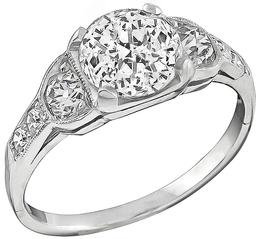 GIA 2.02ct Jubilee Cut Diamond Engagement Ring Photo 1